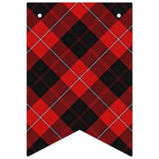 Scottish Clan Cunningham Tartan Wimpelkette (Zweite Fahne)