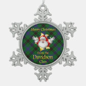 Scottish Clan Davidson Christmas Ornament (Vorderseite)