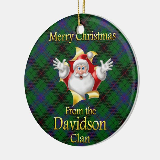 Scottish Clan Davidson Christmas Ornament (Links)