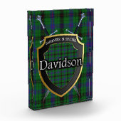 Scottish Clan Davidson Tartan Fotoblock (Links)