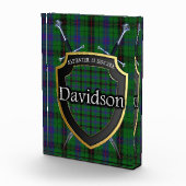 Scottish Clan Davidson Tartan Fotoblock (Rechts)