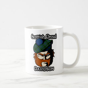 Scottish Clan Davidson Tartan Scottish Kaffeetasse
