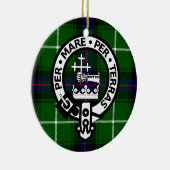 Scottish Clan Donald Tartan und Wappen Keramikornament (Rechts)