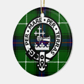 Scottish Clan Donald Tartan und Wappen Keramikornament (Links)