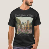 Scottish Clan Douglas's Douglas Castle Painting T-Shirt (Vorderseite)
