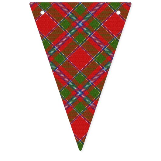 Scottish Clan Drummond Tartan Wimpelkette (Zweite Fahne)