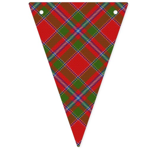 Scottish Clan Drummond Tartan Wimpelkette (Erste Fahne)