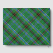 Scottish Clan Duncan Tartan Kariert Wedding Gästebuch (Rückseite)