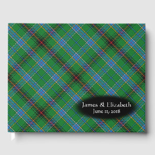 Scottish Clan Duncan Tartan Kariert Wedding Gästebuch