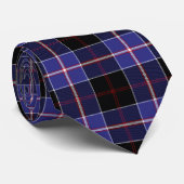 Scottish Clan Dunlap Tartan Kariert Krawatte (Gerollt)