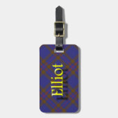 Scottish Clan Elliot Luggage Tag Gepäckanhänger (Vorderseite vertikal)