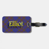 Scottish Clan Elliot Luggage Tag Gepäckanhänger (Rückseite horizontal)