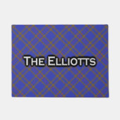 Scottish Clan Elliott Tartan Welcome Mat Fußmatte (Vorderseite)