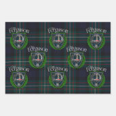 Scottish Clan Ferguson Tartan & Wappen Geschenkpapier Set (Vorderseite 2)