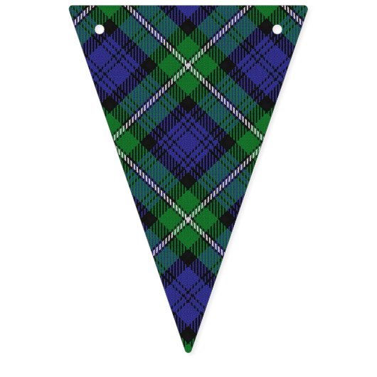 Scottish Clan Forbes Tartan Wimpelkette (Dritte Fahne)