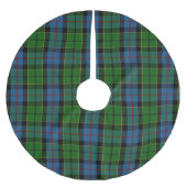 Scottish Clan Forsyth Forsythe Tartan Polyester Weihnachtsbaumdecke (Vorderseite)
