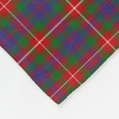 Scottish Clan Fraser von Lovat Tartan Kariert Fleecedecke (Ecke)
