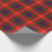 Scottish Clan Fraser von Lovat Tartan Kariert Geschenkpapier (Ecke)