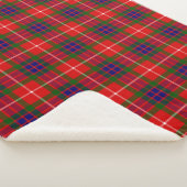 Scottish Clan Fraser von Lovat Tartan Kariert Sherpadecke (3/4)