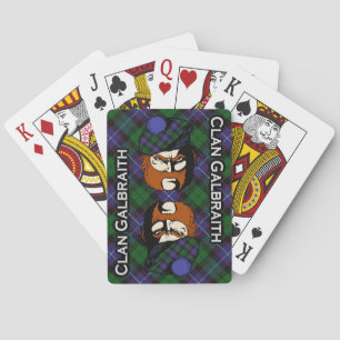 Scottish Clan Galbraith Tartan Deck Spielkarten
