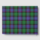 Scottish Clan Galbraith Tartan Kariert Wedding Gästebuch (Rückseite)