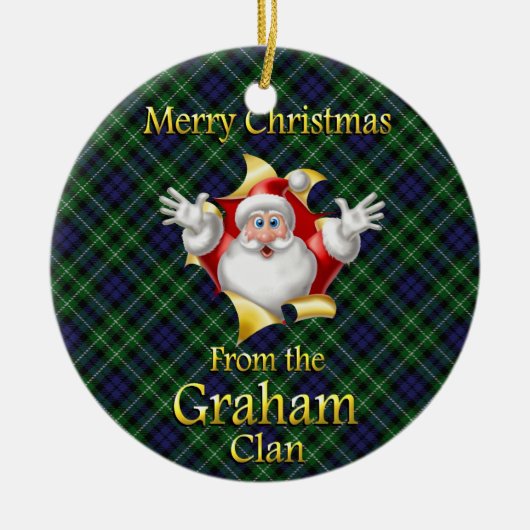 Scottish Clan Graham Christmas Ornament (Vorne)