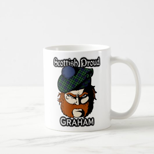 Scottish Clan Graham Tartan Scottish Kaffeetasse (Rechts)