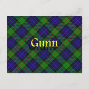 Scottish Clan Gunn Postkarte