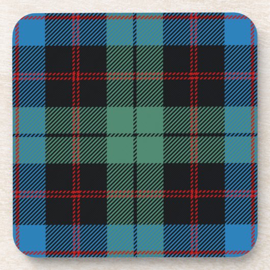 Scottish Clan Guthrie Tartan Kariert Getränkeuntersetzer (Vorderseite)