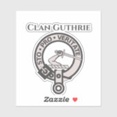 Scottish Clan Guthrie Wappen Abzeichen Sticker (Blatt)