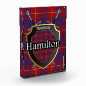 Scottish Clan Hamilton Tartan Fotoblock (Links)