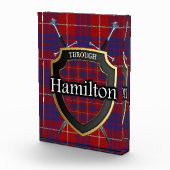 Scottish Clan Hamilton Tartan Fotoblock (Rechts)
