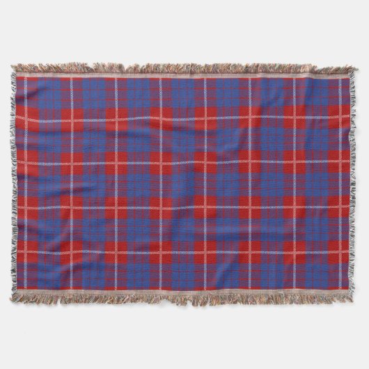 Scottish Clan Hamilton Tartan Kariert Decke (Vorderseite)