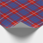Scottish Clan Hamilton Tartan Kariert Geschenkpapier (Ecke)