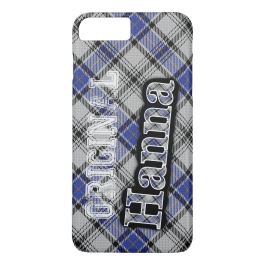 Scottish Clan Hanna Hannay Tartan Case-Mate iPhone Hülle (Rückseite)