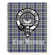 Scottish Clan Hannay Custom Bullet Journal
