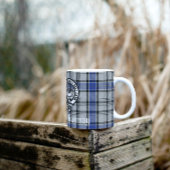 Scottish Clan Hannay Wappen Abzeichen und Tartan C Kaffeetasse