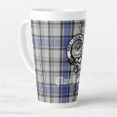 Scottish Clan Hannay Wappen Abzeichen und Tartan C Milchtasse (Linke Ecke)