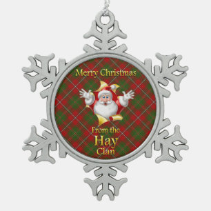 Scottish Clan Hay Christmas Ornament