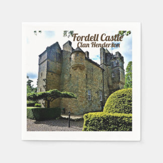 Scottish Clan Henderson Fordell Castle Serviette