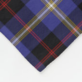Scottish Clan Hill Tartan Kariert Fleecedecke (Ecke)