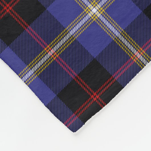 Scottish Clan Hill Tartan Kariert Fleecedecke (Ecke)