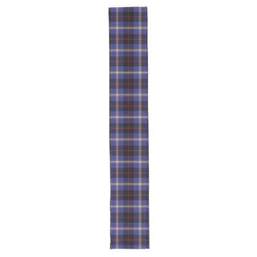Scottish Clan Hill Tartan Kariert Großer Tischläufer (Vorderseite)