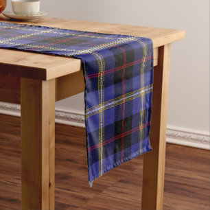 Scottish Clan Hill Tartan Kariert Großer Tischläufer
