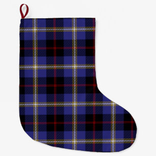 Scottish Clan Hill Tartan Kariert Großer Weihnachtsstrumpf