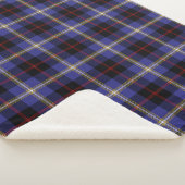 Scottish Clan Hill Tartan Kariert Sherpadecke (3/4)