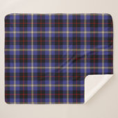 Scottish Clan Hill Tartan Kariert Sherpadecke (Vorderseite (Horizontal))