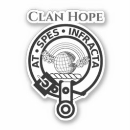 Scottish Clan Hope Wappen Abzeichen Sticker