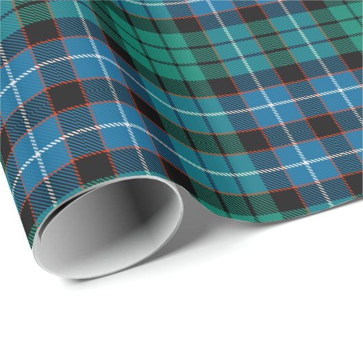 Scottish Clan Hunter Ancient Tartan Kariert Geschenkpapier (Rolleneckpunkt)