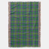 Scottish Clan Hunter Tartan Kariert Decke (Vorderseite Vertikal)